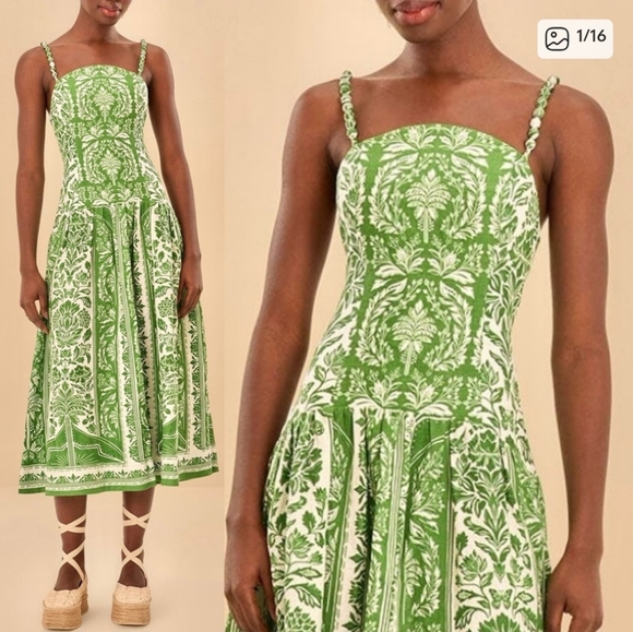 Farm Rio Delicate Tapestry Mididress - Picture 1 of 8